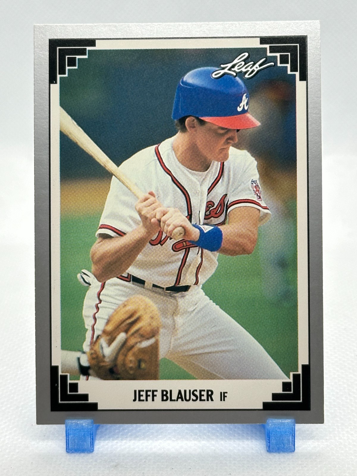 Jeff Blauser 1991 Leaf #115 - Atlanta Braves