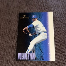 1995 Classic Hallmark Nolan Ryan Card Only 