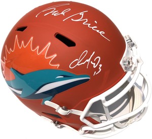 dan marino autographed helmet