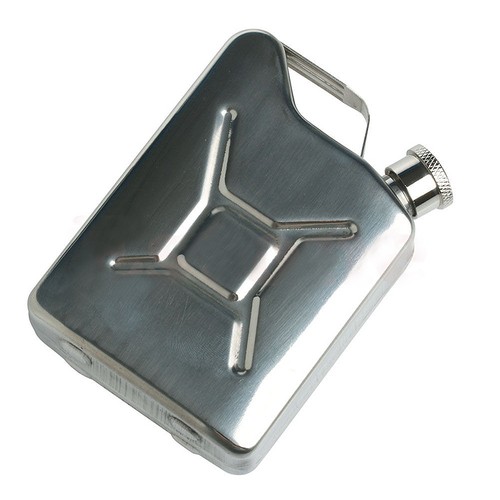 5oz Stainless Steel Jerry Can Hip Flask Liquor Whisky Pocket Bottle Men Gift - Picture 3 of 9