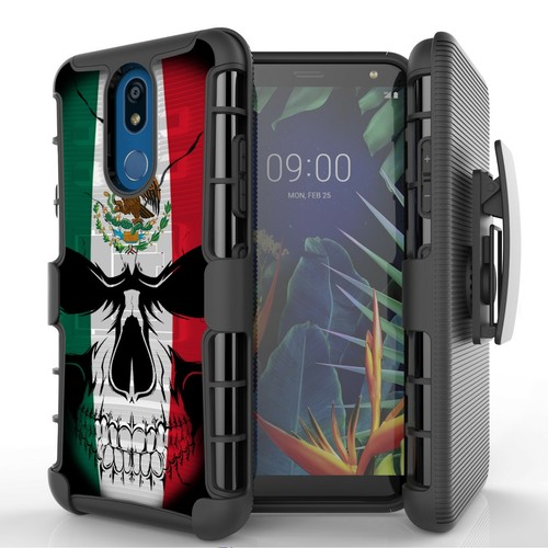 For LG Prime 2 Tribute Royal X320 Journey LTE L322DL Hybrid Case+Holster Clip - Bild 36 von 48