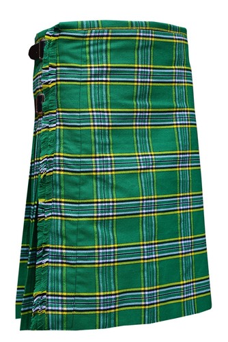 Falda escocesa Highland 5 yardas escocesa informal correas de cuero falda escocesa para hombre - Imagen 4 de 8