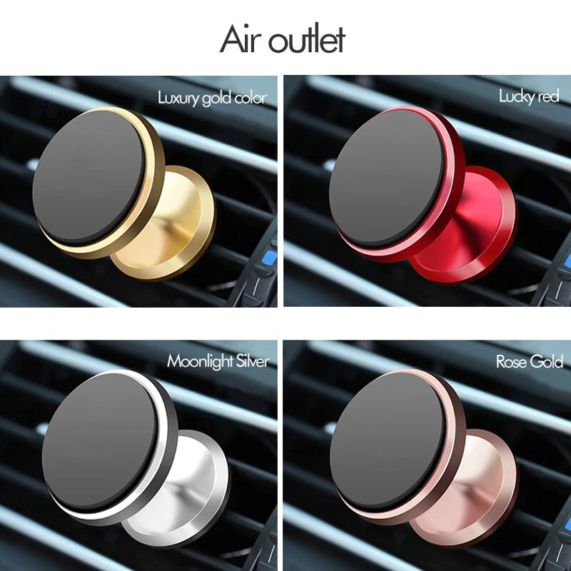 360° Magnetic Car Holder Air Vent Mount Phone Stand For Universal iPhone HUAWEI - Image 3 of 4
