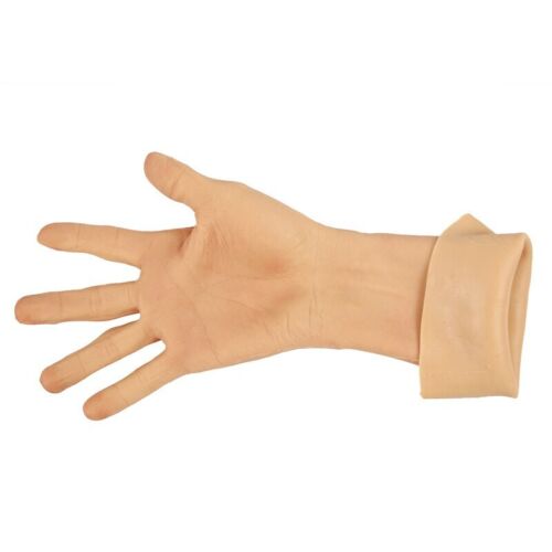 Realistic Male Silicone Gloves Prosthesis Hands Sleeve Artificial Arm Cover Scar - Picture 5 of 12