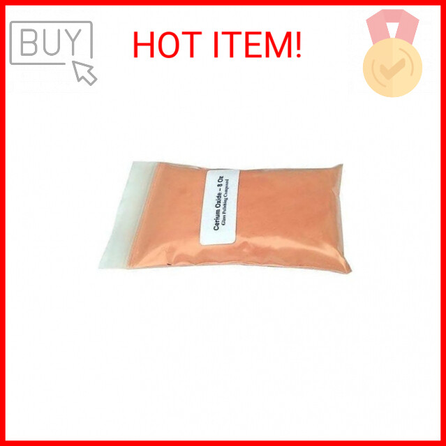 Cerium Oxide Glass Polishing Compound - 8 Oz