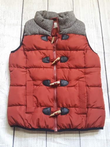 Ruff Hewn Puffer Vest Red/ Wool Wooden 