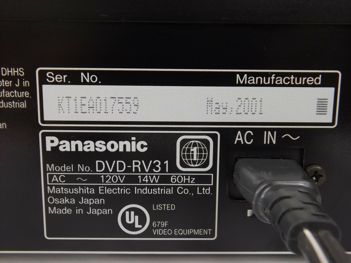 新品未使用 Panasonic パナソニック DVD-RV31-S プレーヤー 新品未使用 Panasonic パナソニック DVD-RV31-S プレーヤー