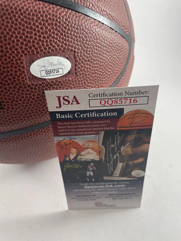 Steve Nash Signed Spalding NBA Basketball Autograph Phoenix Suns Nets JSA COA - Image 2 of 2