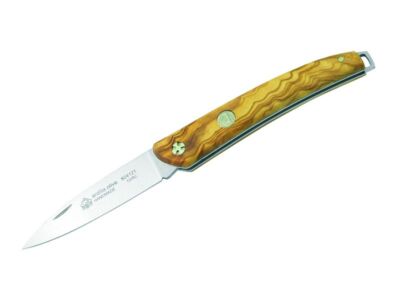 Puma IP ardilla Taschenmesser, Stahl 420 MoV, Olivenholz-Griffschalen