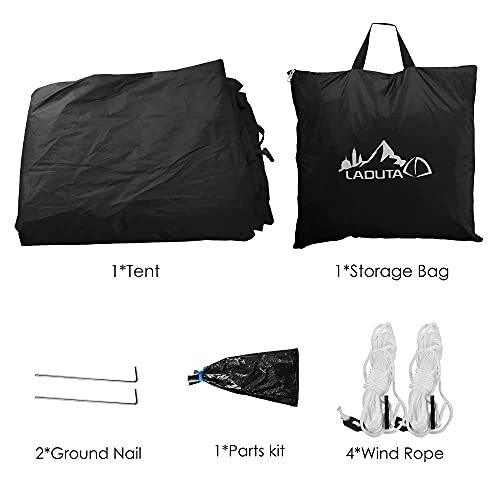 GJCrafts carpa trasera coche, con mosquitera impermeable coche camping carpa - Imagen 2 de 9