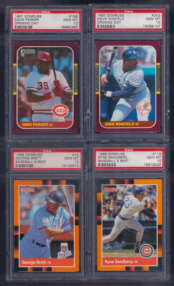 PSA 10 1987 Donruss Opening Day 130 Gary Carter New York Mets ONLY