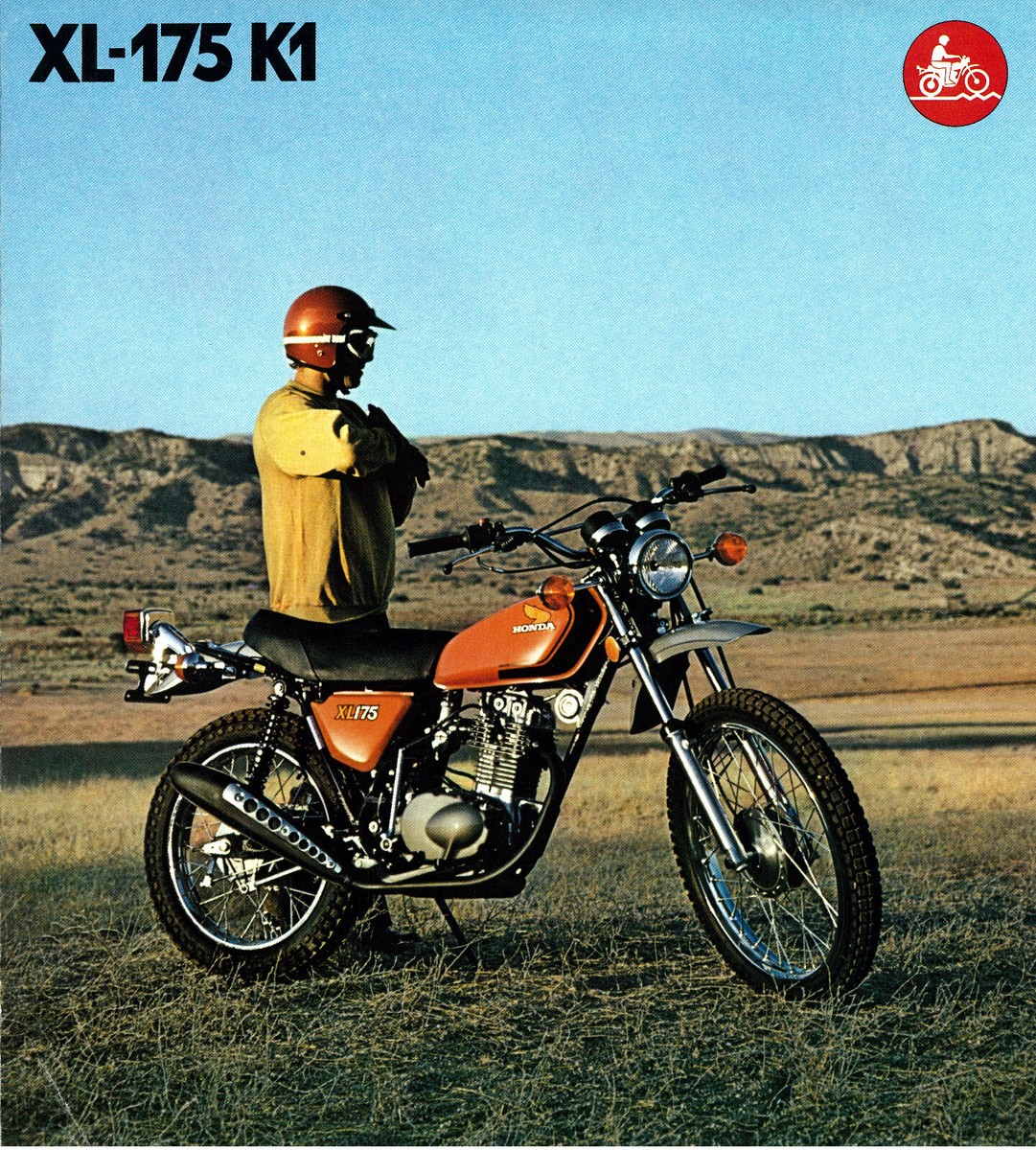 HONDA Brochure XL175 K1 1974 USA Sales Catalog Catalogue REPRO