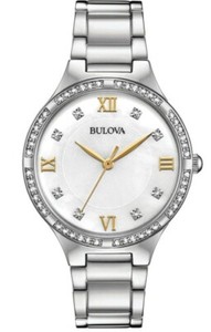 Bulova Quartz Womens Swarovski Crystals Silver Tone Watch 34mm 96L263 - Click1Get2 Hot Best Offers&secure=symbol0&set=par&sale=mega Discount&set=par1&price_min=200&sale=mega Discount