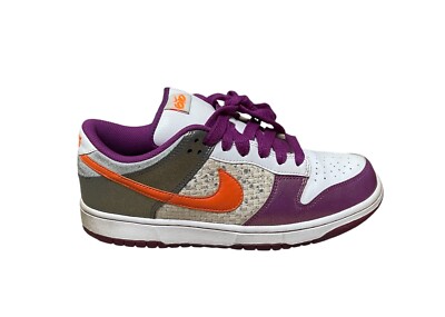 2011 Nike Dunk Low 6 Women's Size 9 Purple Orange 454760-186 RARE
