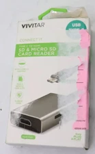 Vivitar Type-C to HDMI Port Adapter with SD and Micro SD Card Reader 