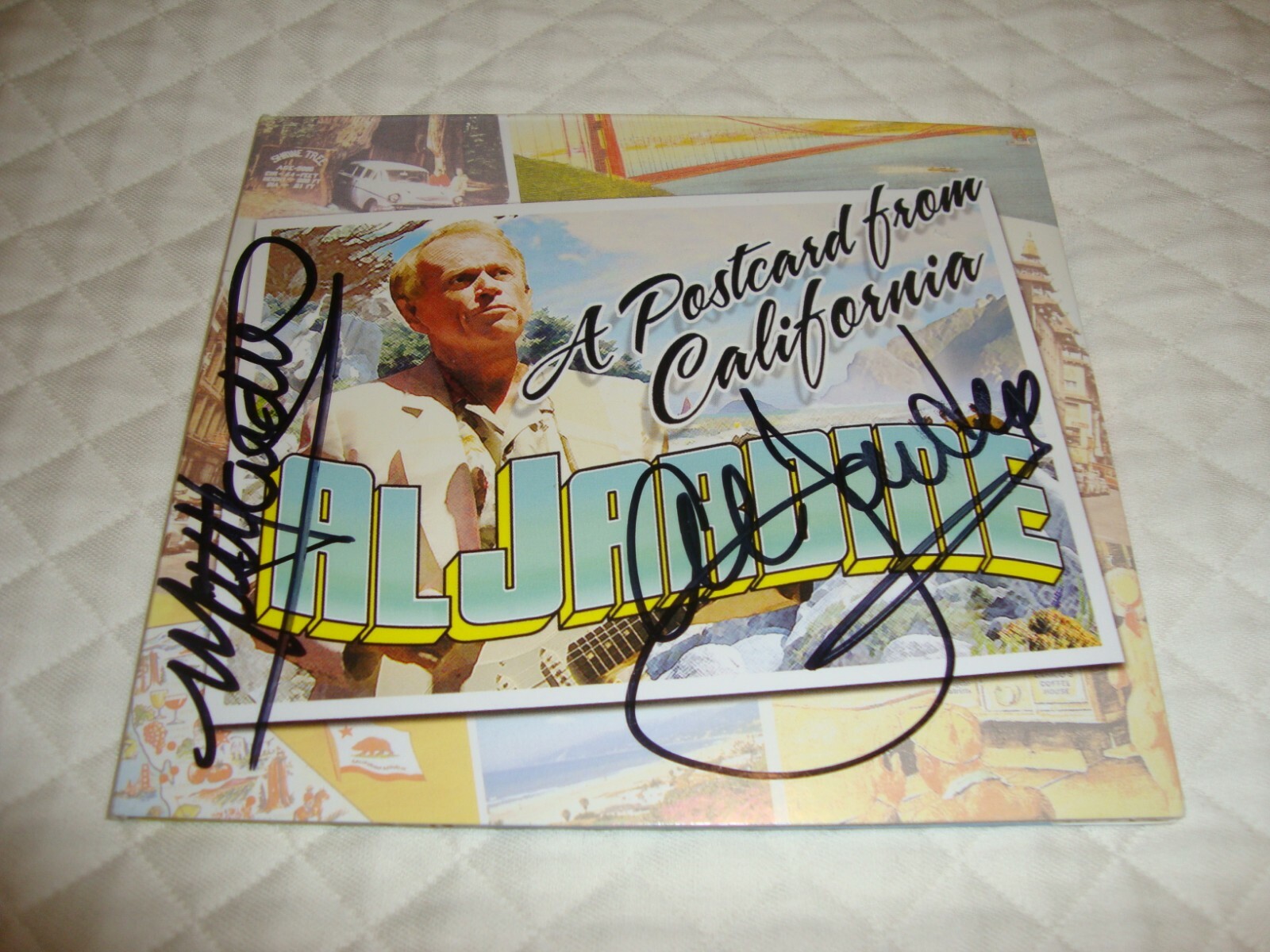 Al Jardine A Postcard From California cd SIGNED by Al & Matt Jardine eBay