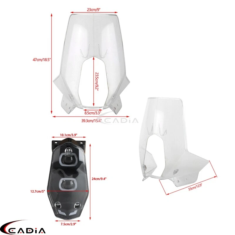 Front Fairing Windshield Headlight For KTM 450 RALLY REPLICA 701 RALLY EXC BAJA - image 3 of 4