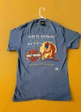 Vintage Harley Davidson Taz Blues Looney Tunes single stitch. Size Large