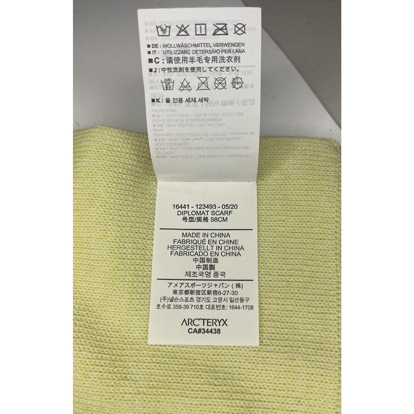 ARC'TERYX Sciarpa sci invernale uomo Arcteryx Diplomat maglia lana verde