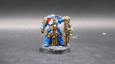 Ultramarines Captain with Relic Shield, Well Painted, ID 1221