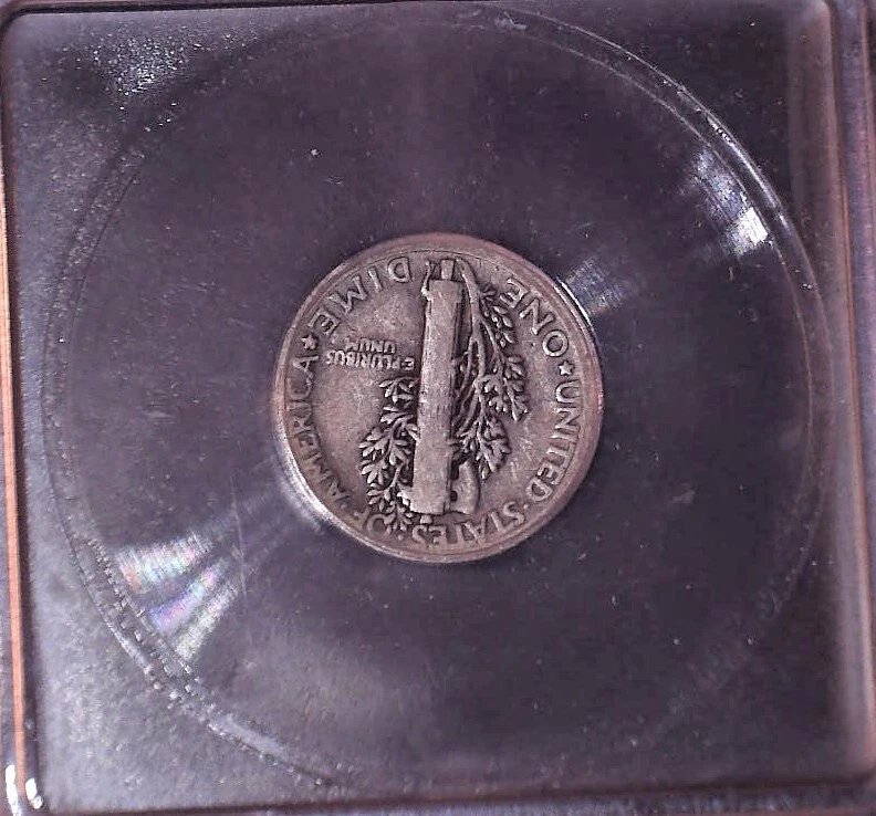 1921 Mercury Dime, ICG VG8, Key Date, Issue Free - Image 4 of 4