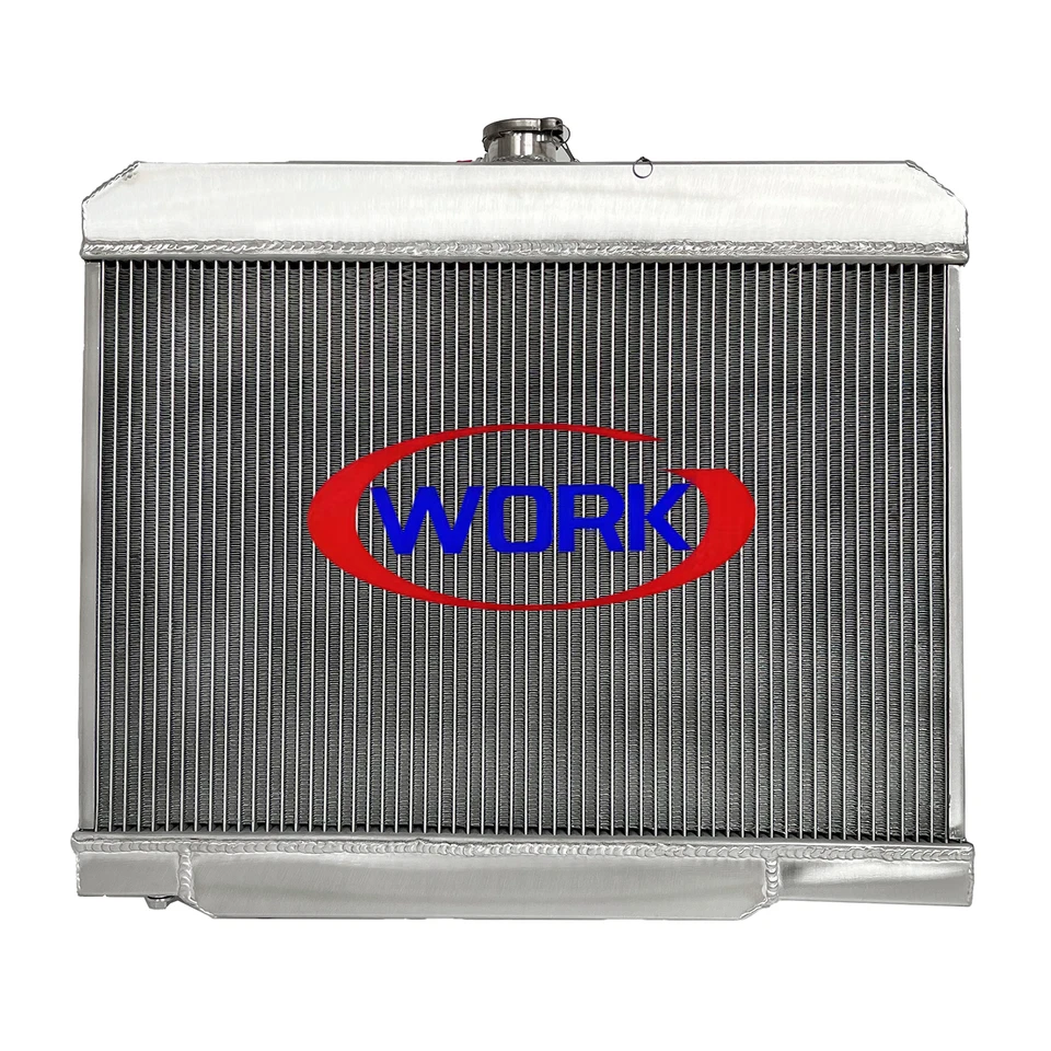 Radiador de aluminio para Jeep Serie CJ 1972-1986 CJ5 CJ6 CJ7 3,8 4,2 5,0 L V8 1985 Foto 3 de 4