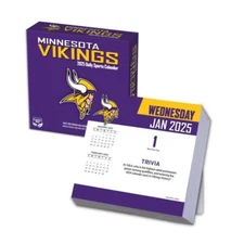 Turner Sports Minnesota Vikings 2025 Box Calendar 25998053047