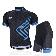 ZEROBIKE Short Sleeve Cycling Jerseys Shorts Kits Bicycle Clothing Set Outdoor
