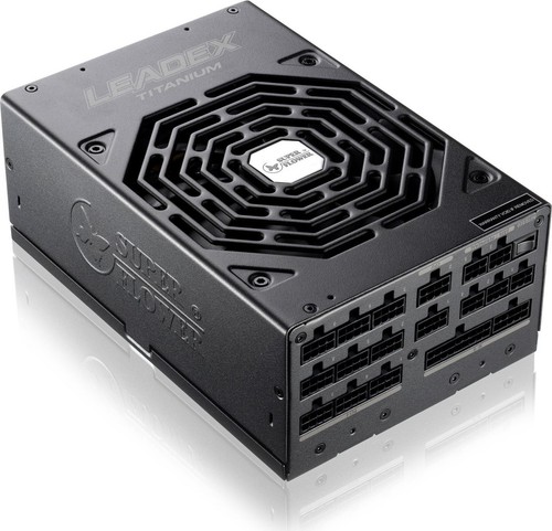 Super Flower LEADEX TITANIUM 1600W 80 PLUS Titanium Netzteil – 1.600 Watt, schwa