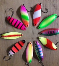 CUCCHIAINI ONDULANTI TROUT AREA SPOON 5 gr SPINNING TROTA 