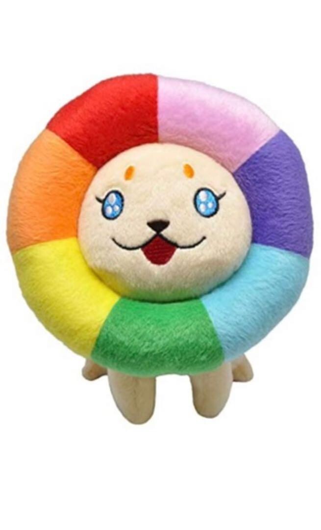 ダッフィー - yume Takashi Murakami Tokyo MX Yume Lion Smiling Plush Doll Height 7.4