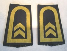 Bundeswehr, Marine Rangabzeichen Schulterschlaufen, Oberbootsmann marine/gold,  