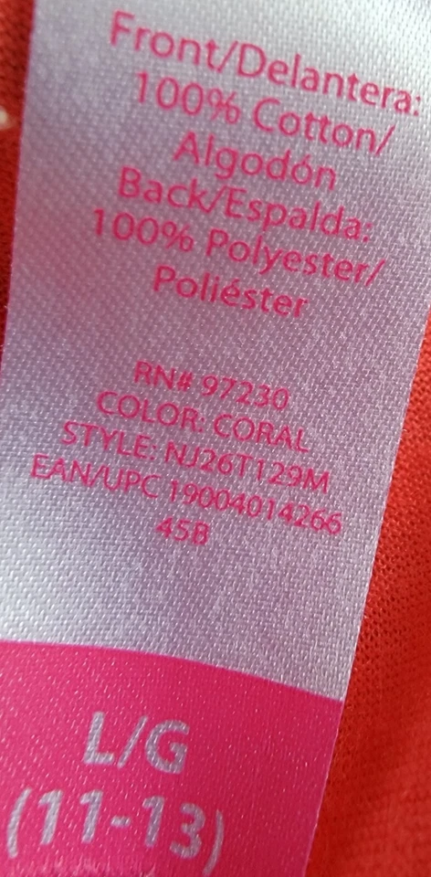 Blusa cardigã feminina Bongo Juniors tamanho G grande 11/13 coral - Imagem 3 de 4