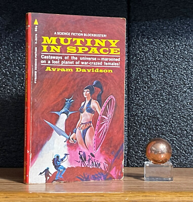 SCI-FI VTG PB Avram Davidson Mutiny In Space 1969 Science FANTASY Jack Gaughan!