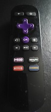Roku Remote Control RC12 MGO Amazon Netflix Blockbuster NO BATTERIES