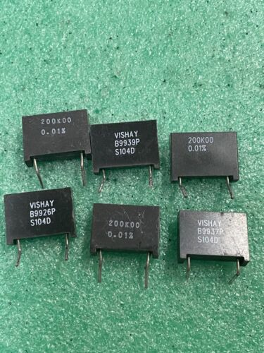 1x Y0011200K000B0L Hochpräziser Folienwiderstand mit S104D 200K 0,01% - Bild 1 von 2