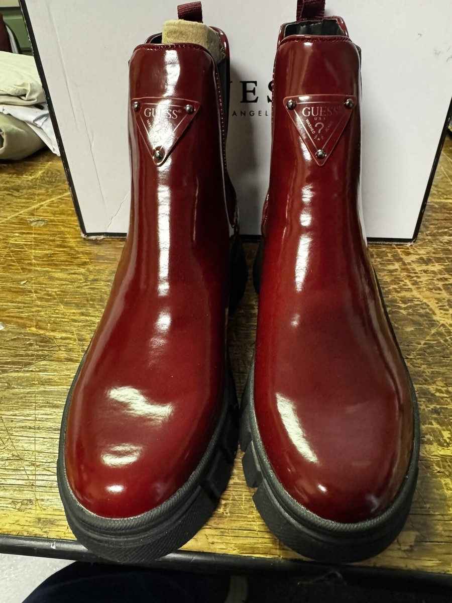 Hestia Guess Calzado Botas Mujer Guess Womens Hestia Red Booties