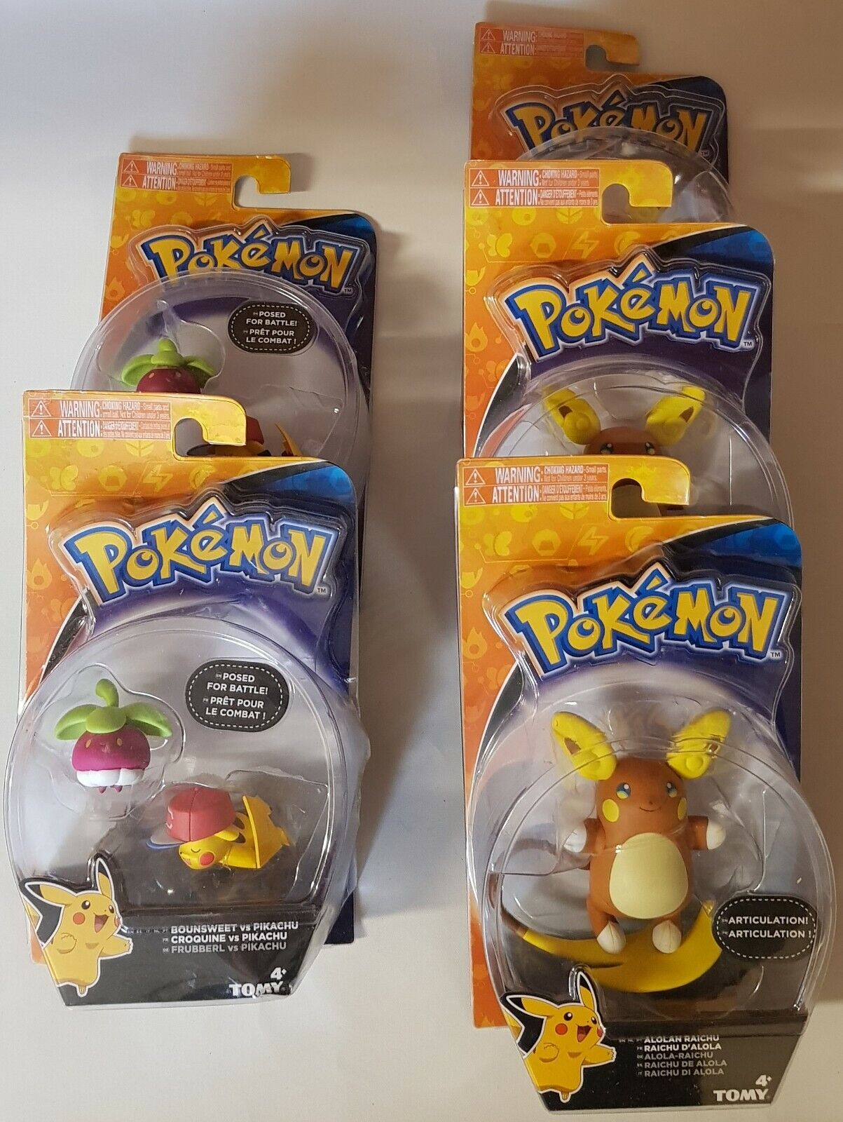 Boneco Pokémon Raichu Alolan Articulado Action Figure Tomy Original 10cm no  Shoptime