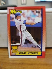 1990 Topps #457 Gregg Jefferies Rookie Card New York Mets Mint Pre-Owned . rookie card picture