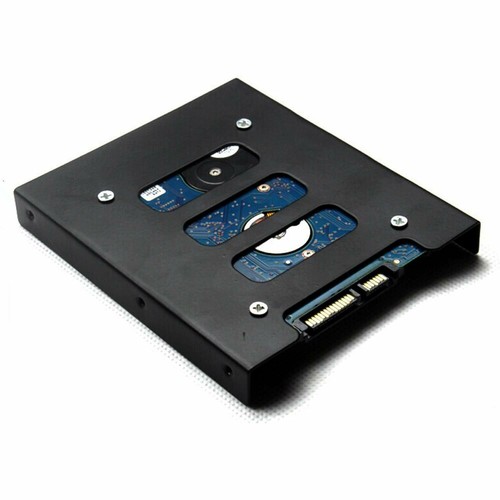 2.5" to 3.5" Bay SSD Metal Hard Drive HDD Mounting Bracket Adapter Dock / Tray - Picture 5 of 6