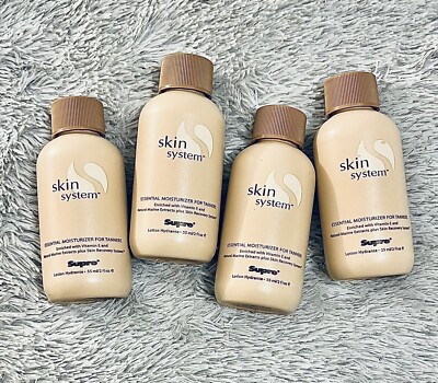 Skin System Essential Moisturizer For Tanners ~ Lot Of (4) 2oz Minis NEW