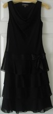 Liz Claiborne Lady's size 6P Little Black Flare Dress