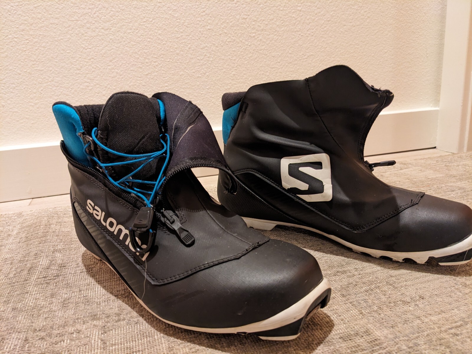 Scarponi da sci di fondo Salomon RC8 Nocturne Prolink da uomo classici EU 42 US