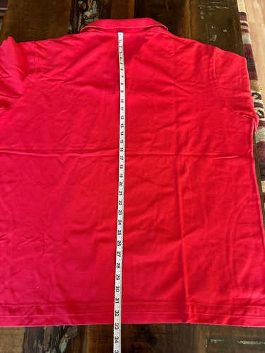 Polo Ralph Lauren maglia rossa maniche corte taglia 3XLT su misura - Foto 6 di 7