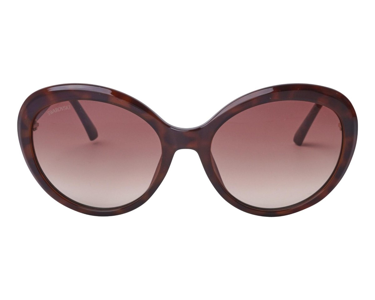 Swarovski SK204 52F Brown Havana Oval Size Sunglasses 
