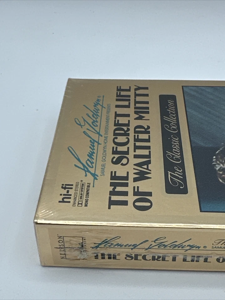 THE SECRET LIFE OF WALTER MITTY 1947 VHS CLASSIC Watermark Danny Kaye SEALED NOS - Image 3 of 4