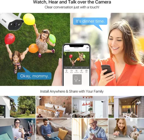 ZOSI H.265+ 8CH NVR 2MP WIFI 1080P Wireless Instant Alert Camera System 1TB HDD - Picture 6 of 9