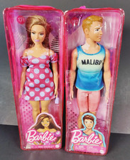 LOT Two (2) NEW 2020/21 Barbie Fashionistas Brunette Dolls #171 - 192 Vitiligo