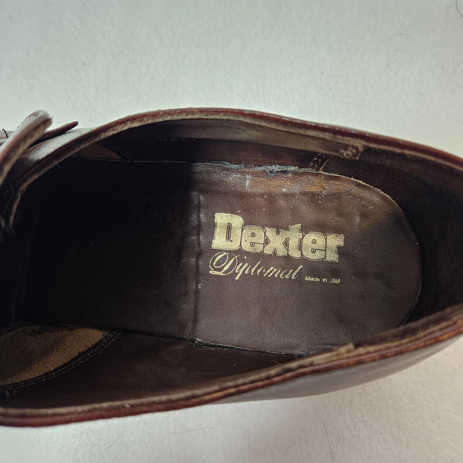 Vintage Dexter Mens 9.5 D Loafer Red Burgundy Lea… - image 13