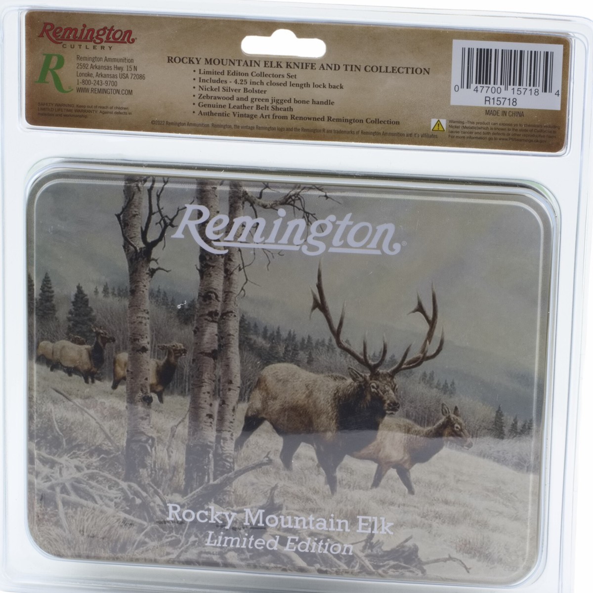Knife Collectors Remington ROCKY MOUNTAIN ELK Limited Edition